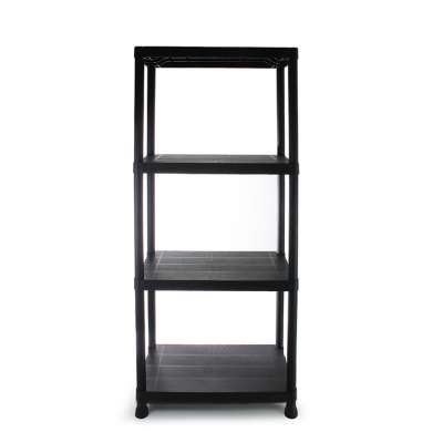 new design big size 4 shelves plastic rack