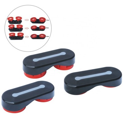 anti-skid GYM yoga aerobic step adjustable height 12cm/15cm/17cm