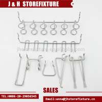 Wholesale hardware store garage 1" pegboard hook set